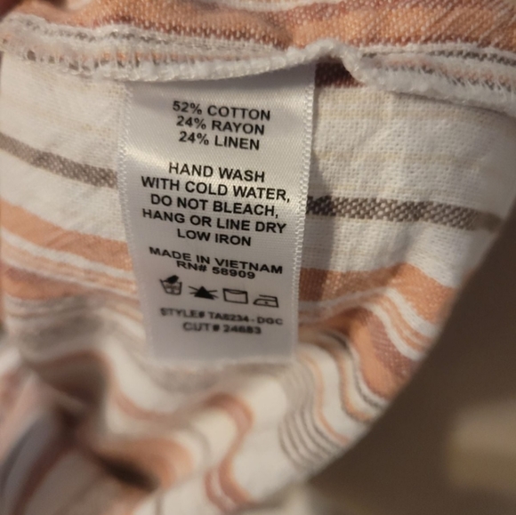 Copper Key Small Womens Blouse - Picture 7 of 7